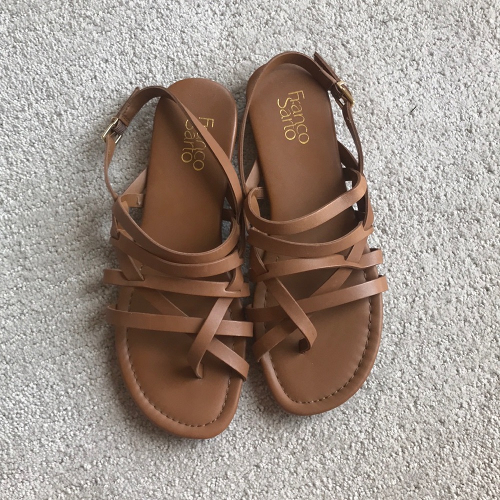 Franco Sarto brown sandals